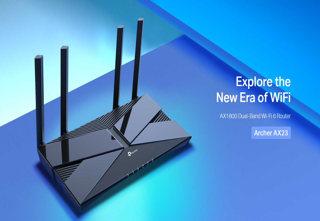 TP-Link Archer AX23 AX1800 Dual Band Gigabit Wi-Fi 6 Router w/ 1201Mbps ...