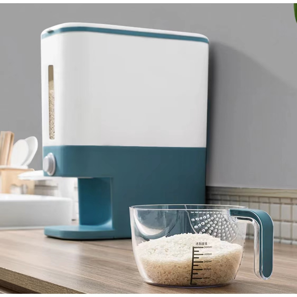 12kg Rice Dispenser and Storage with measuring cup | Shopee Philippines