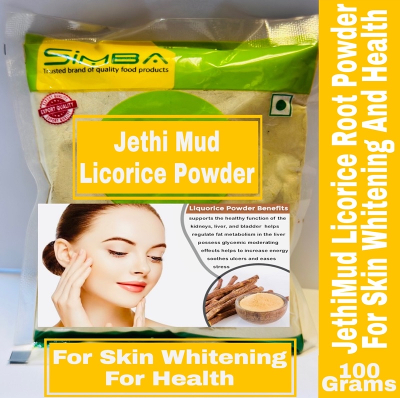 JethiMud Licorice Root Powder For Skin Whitening And Health Drink