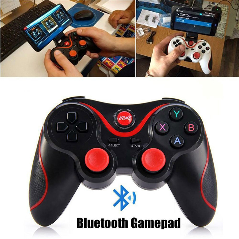 Popcorn D1 Wireless Bluetooth Controller with Phone Holder for ...