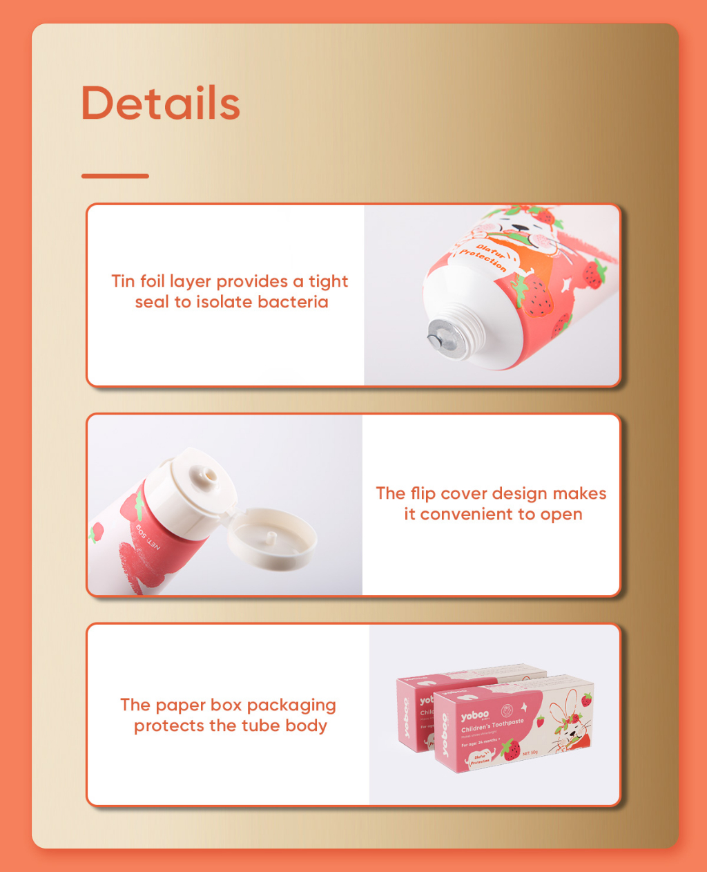Yoboo Children's Toothpaste with Olaflur Protection I For Ages 24 ...