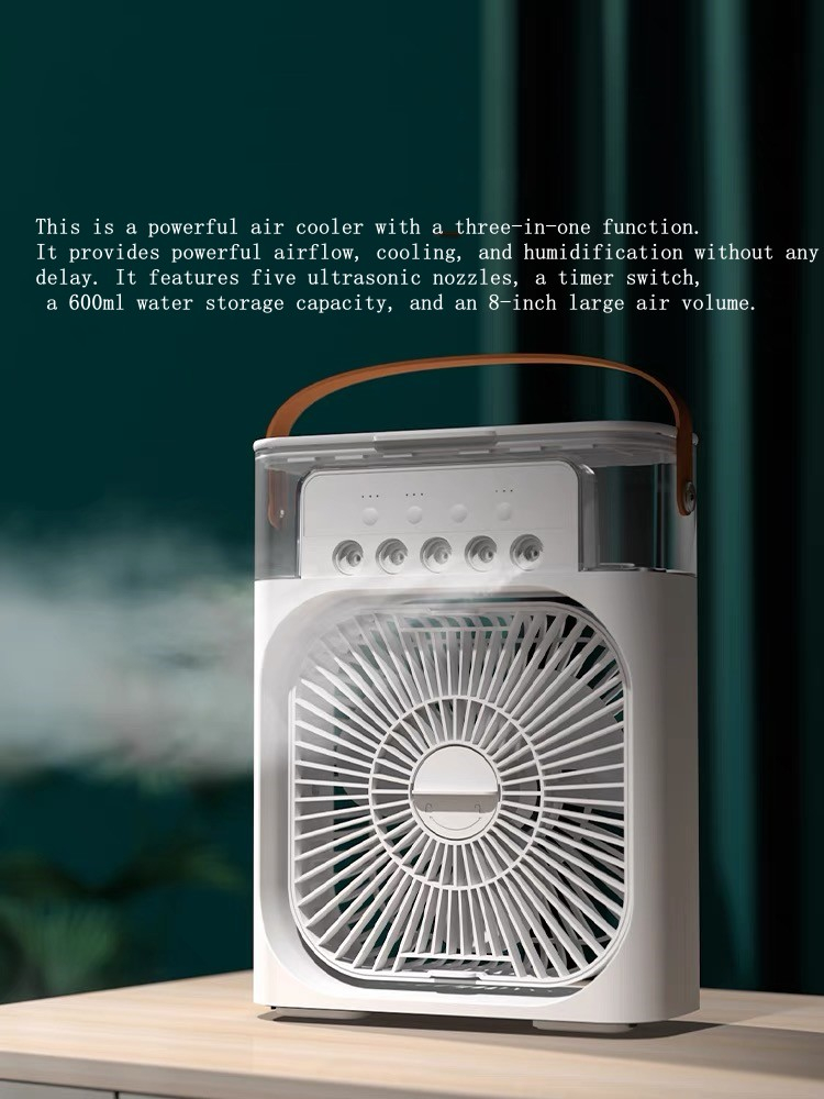 Electric Fan Air Cooler Fan Mini Air Conditioner Cooling for Table ...