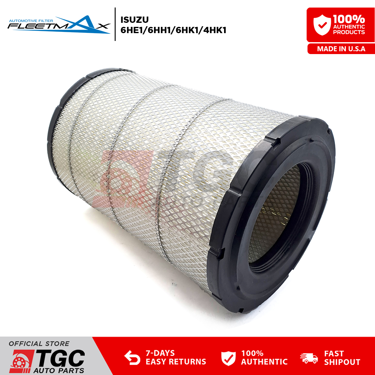 Fleetmax Air Filter / Air Cleaner ISUZU 6HE1/6HH1/6HK1/4HK1 FAS 8429 ...