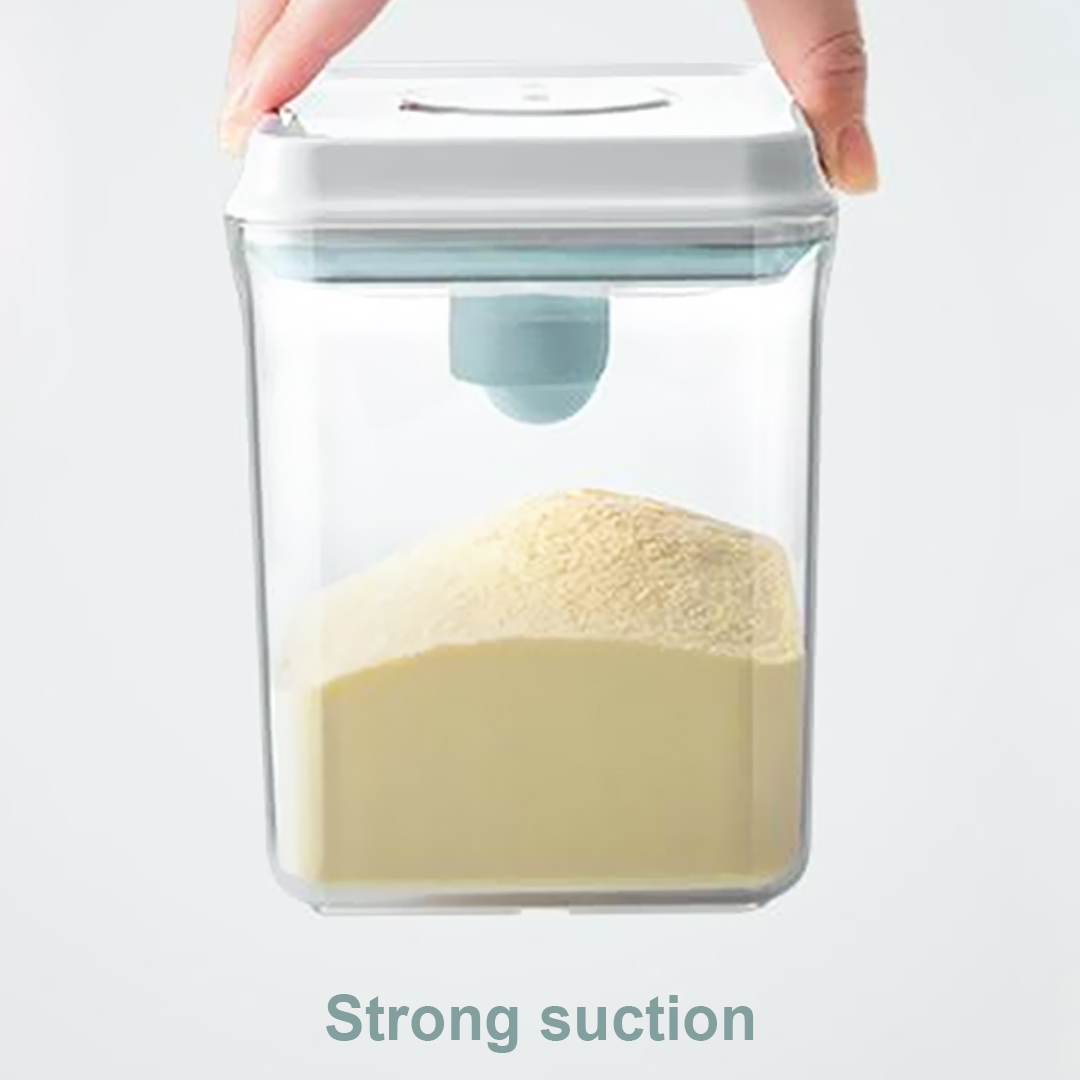 Ankou Airtight 1 Touch Button Container With Scoop And Holder 2300ml ...