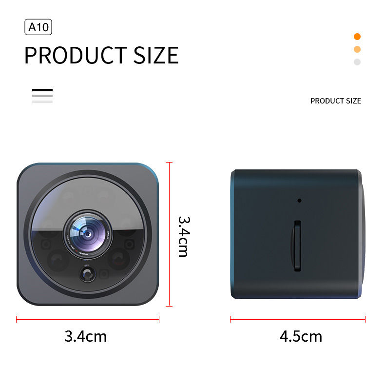 EYD Mini HD Hidden Camera Wireless WIFI CCTV Built-in battery Spy ...