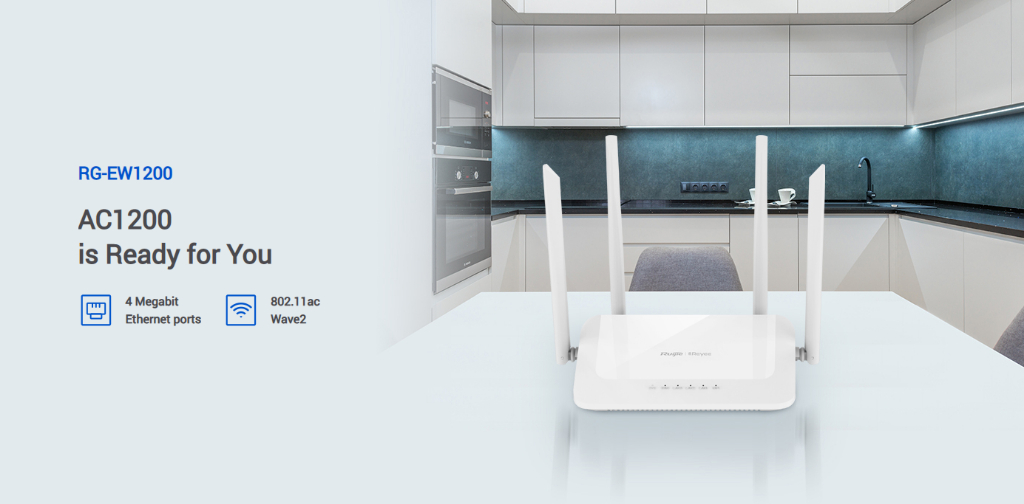 ITW | Ruijie RG-EW1200 1200M Dual-band Wireless Router (RG-EW1200 ...