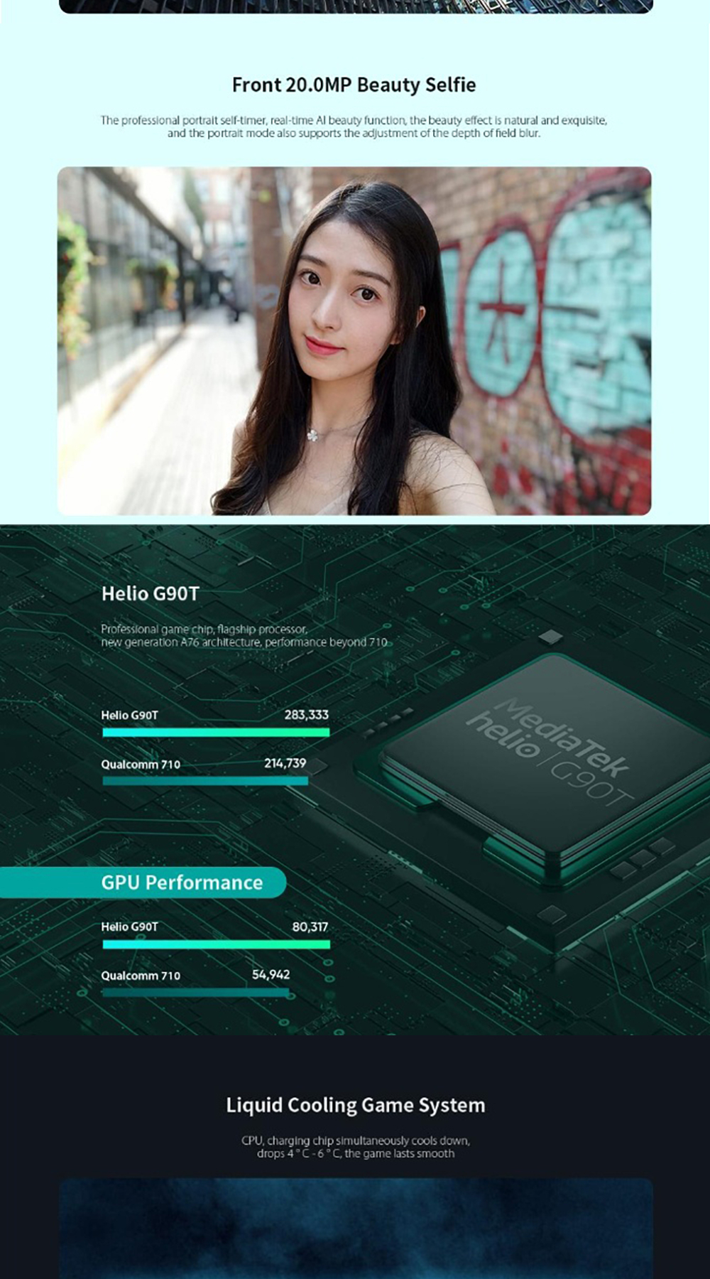 Xiaomi Redmi Note Pro 6GB RAM 64GB+128GB ROM Helio G90T 4000 mAh