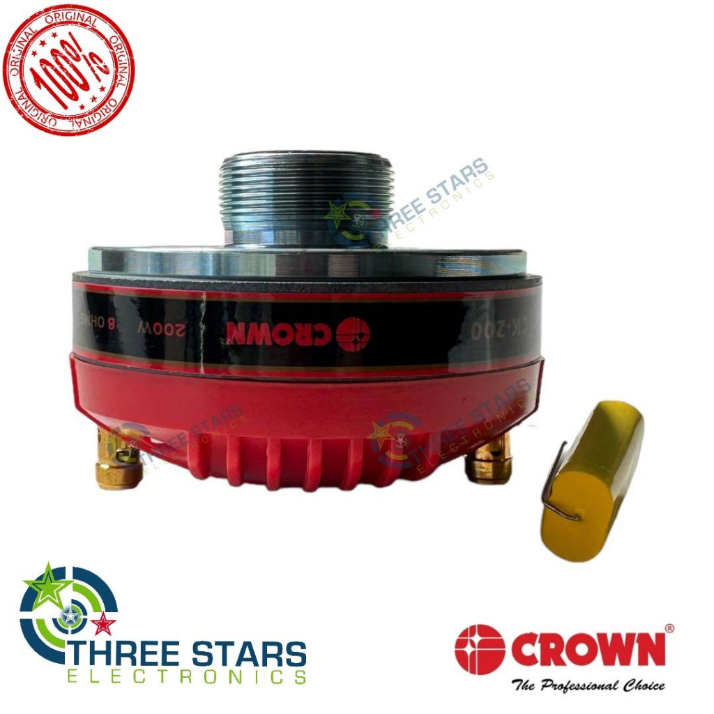 1pc. Crown CK-200 Compression Driver Unit 200watts 8ohms Tweeter Driver ...