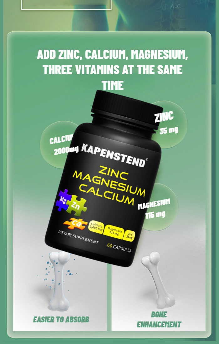 Calcium Magnesium & Zinc Caplets, Immune & Supporting Bone HealthTrace