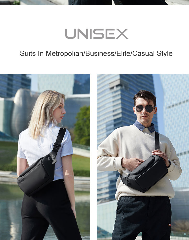 Cuero Estilo Vegan Leather Crossbody Bag - Unisex, Water-Resistant, Anti-Theft With Adjustable Strap, Tan - View #7
