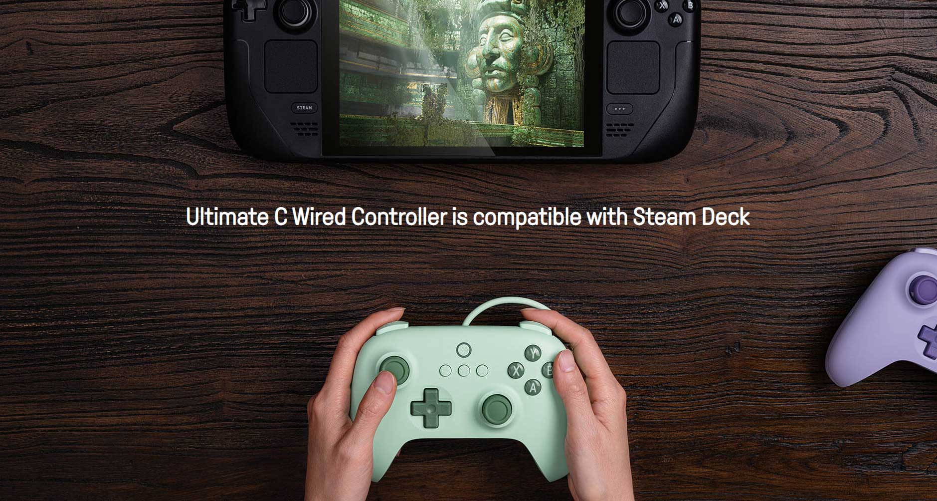 8Bitdo Ultimate C Wired Controller (Purple Edition) (Windows/Android ...