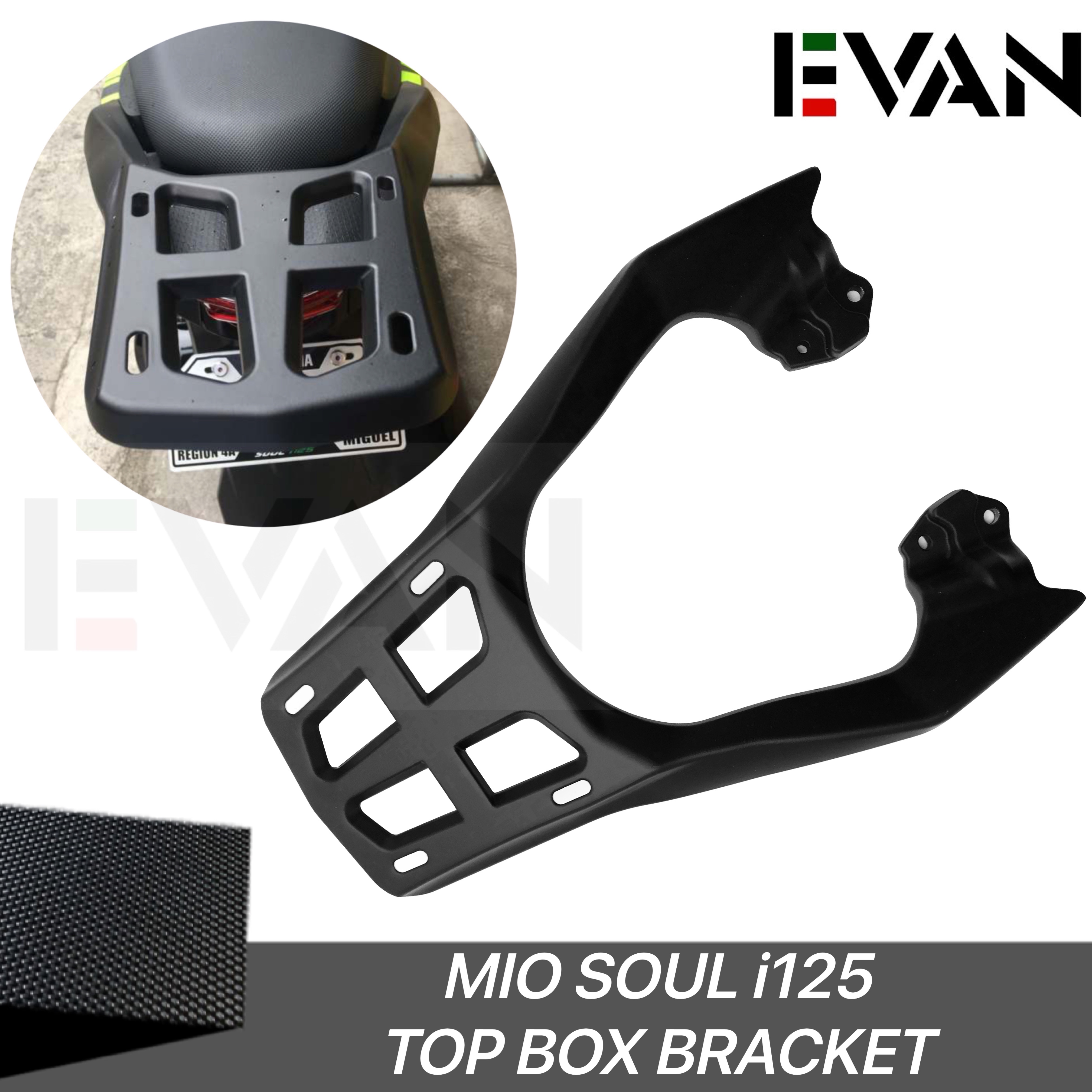 Yamaha MIO soul i 125 Rear Bracket Top Box Bracket Motorcycle Mio Gear ...