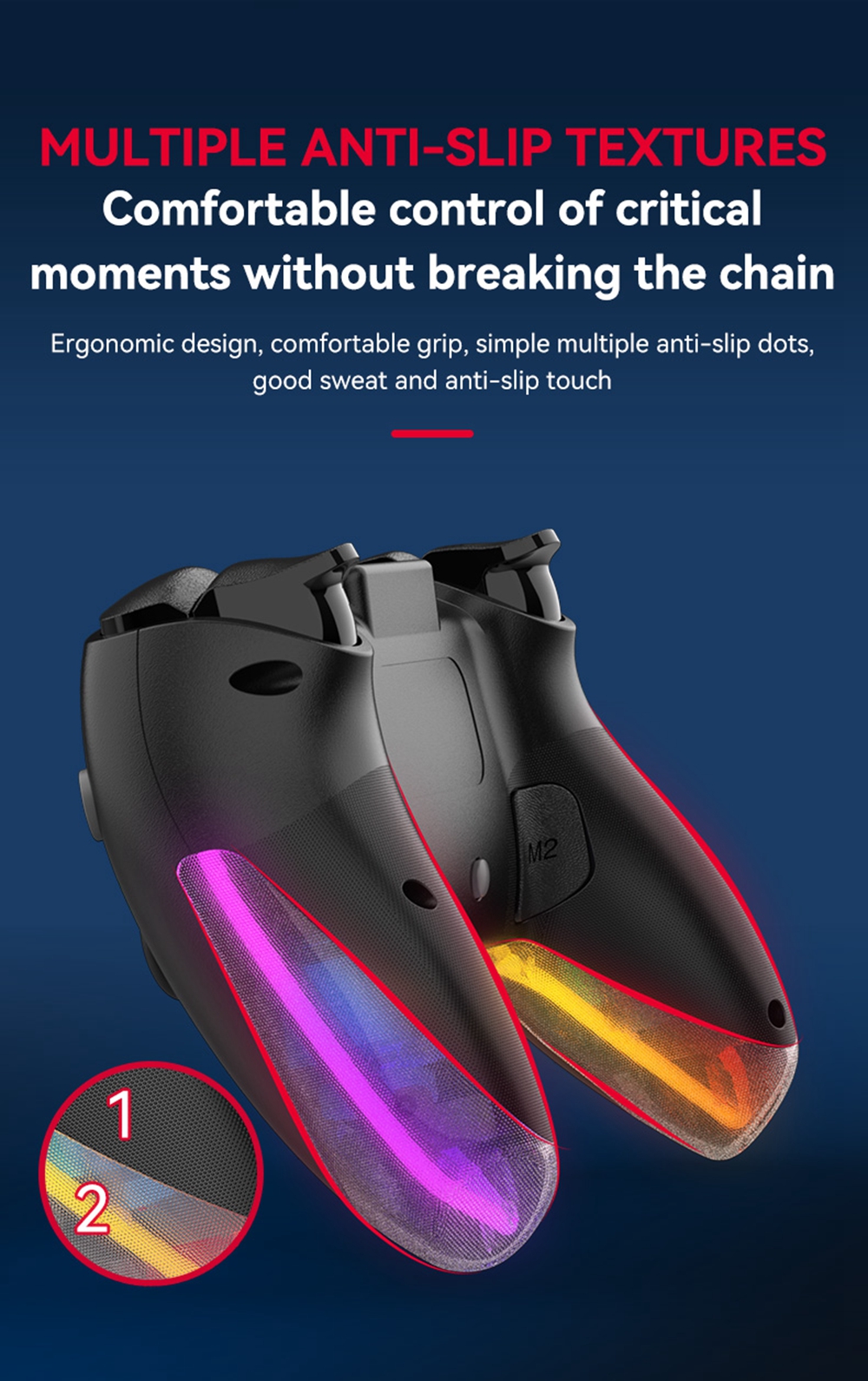 P07 Rgb Colorful Light Wireless Gaming Controller For P4 P3 Switch Pc ...