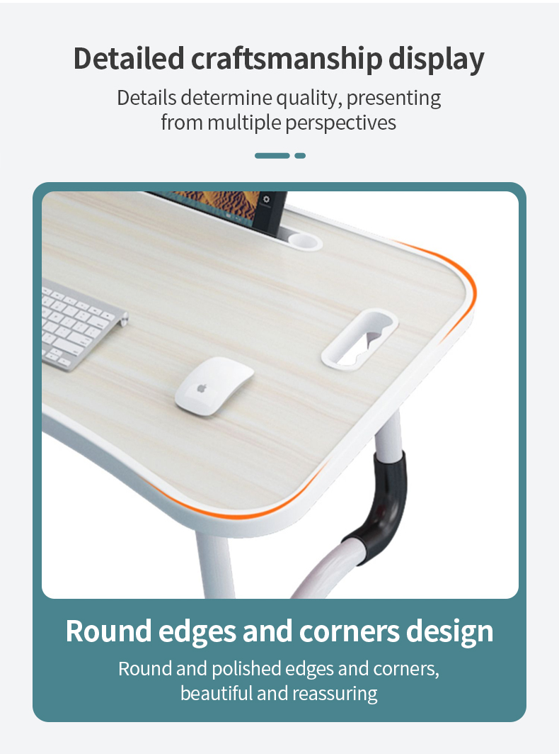 AIODIY Table Foldable Laptop Table MINI Desk Study Table Desk | Shopee ...