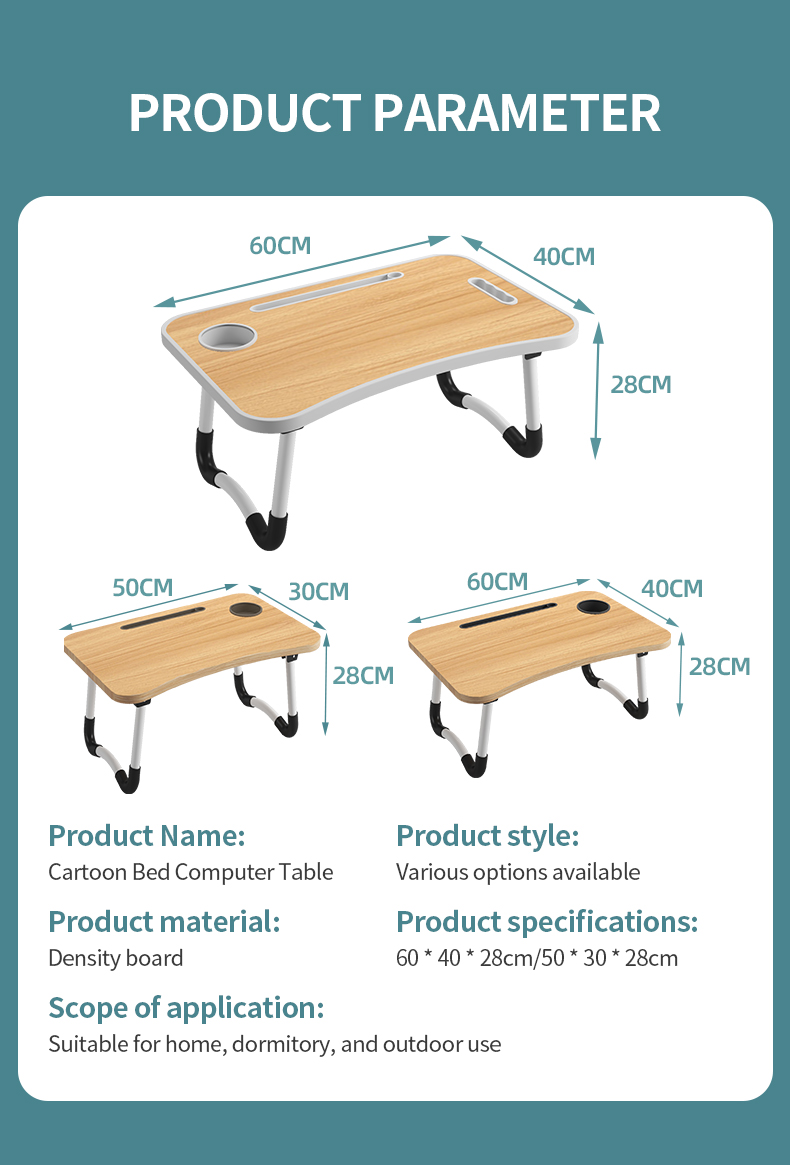 AIODIY Table Foldable Laptop Table MINI Desk Study Table Desk | Shopee ...