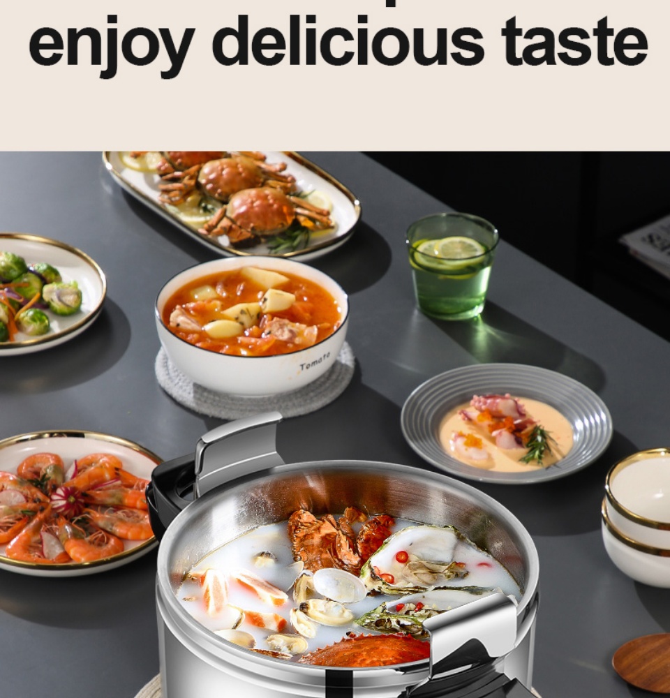 Upgraded 50L pressure cooker standard rice cooker 304 Stainless Steel ...