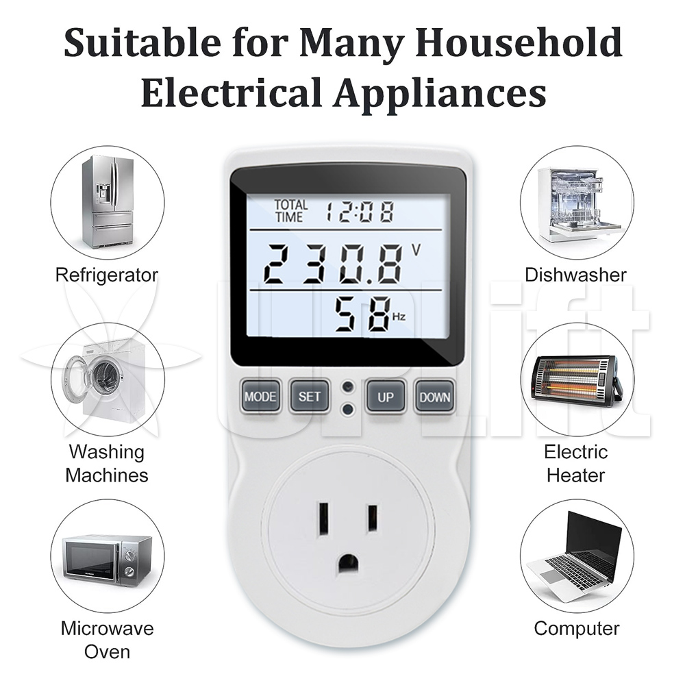 UPLift Digital Power Meter Reader Killawatt Wattmeter KWh Electricity ...