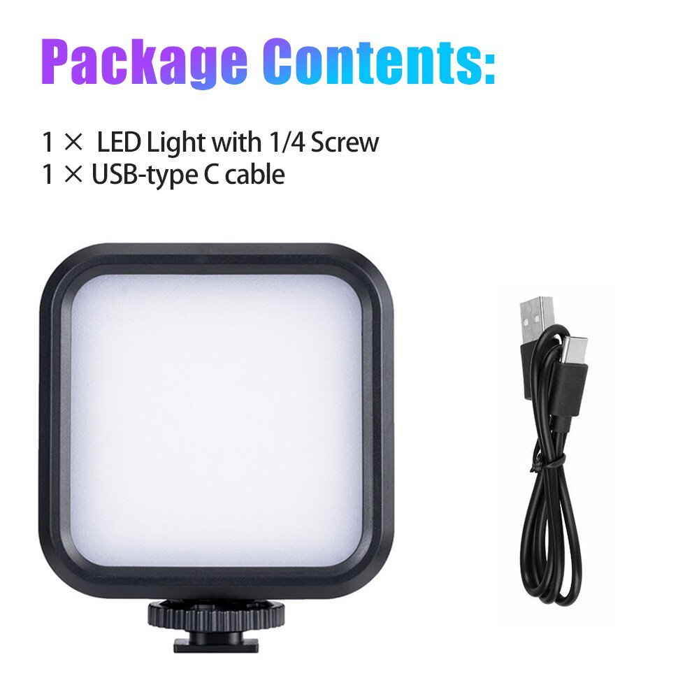 Zeadio Camera Video Lights, Portable Selfie Light With Clip - View #3