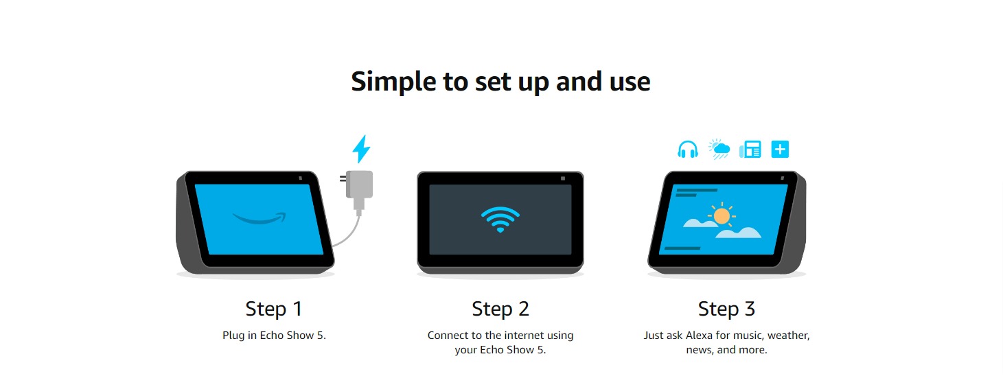 Amazon Echo Show 5 w/ Alexa 3rd Gen (Black) | Shopee Philippines