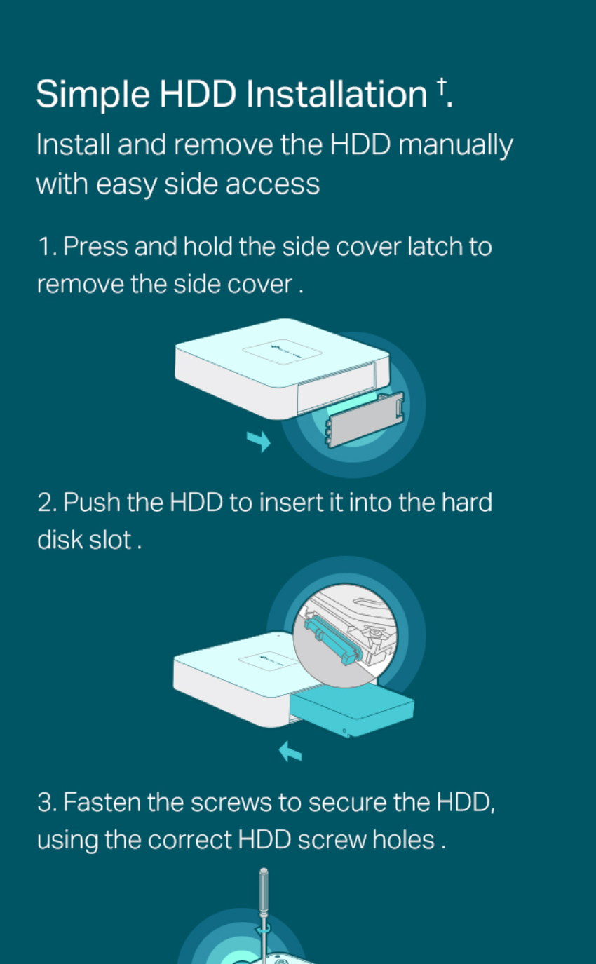 TP-Link | VIGI | NVR1104H-4P | 4 Channel | PoE+ | Network | Video ...