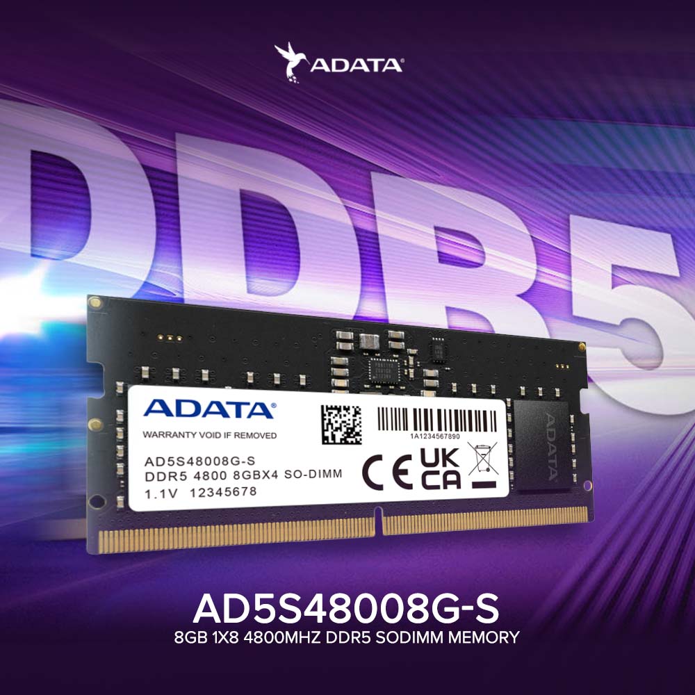 EasyPC| Adata AD5S48008G-S/8GB 4800Mhz Ddr5 Sodimm Memory| EasyFix ...