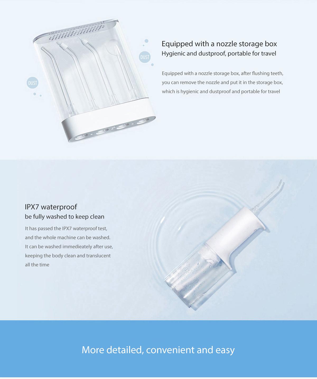 Xiaomi Mijia Portable Water Flossers Kit | Shopee Philippines