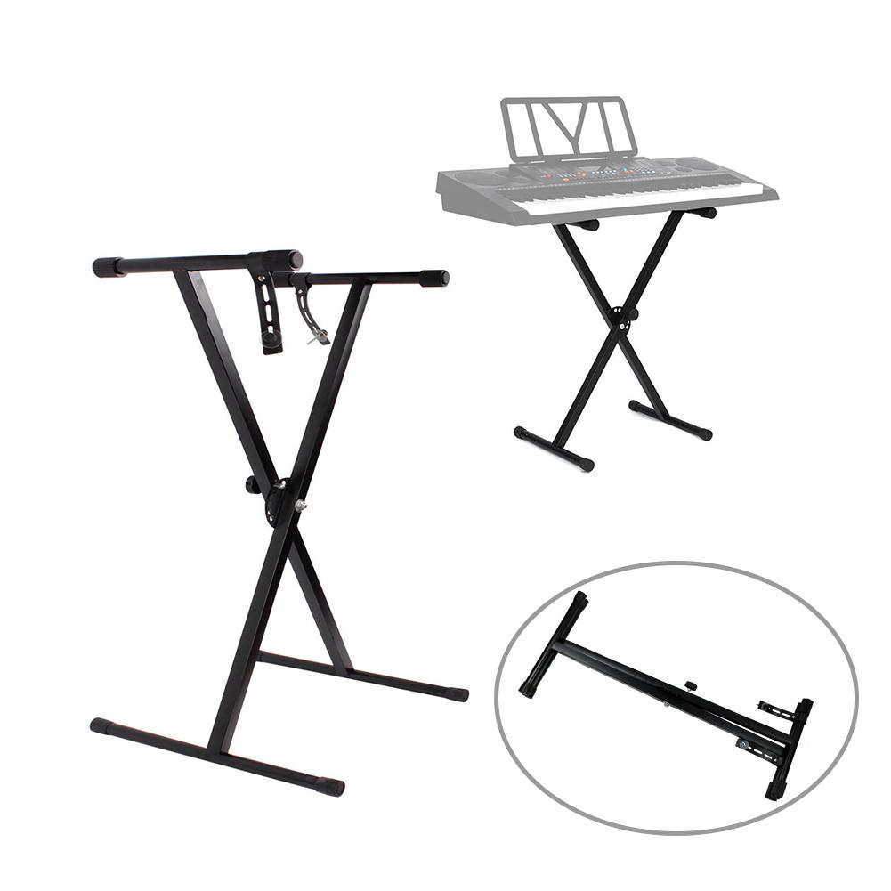 RIXTON Keyboard Portable Stand X-type Folding Piano Keyboard Rack Metal ...