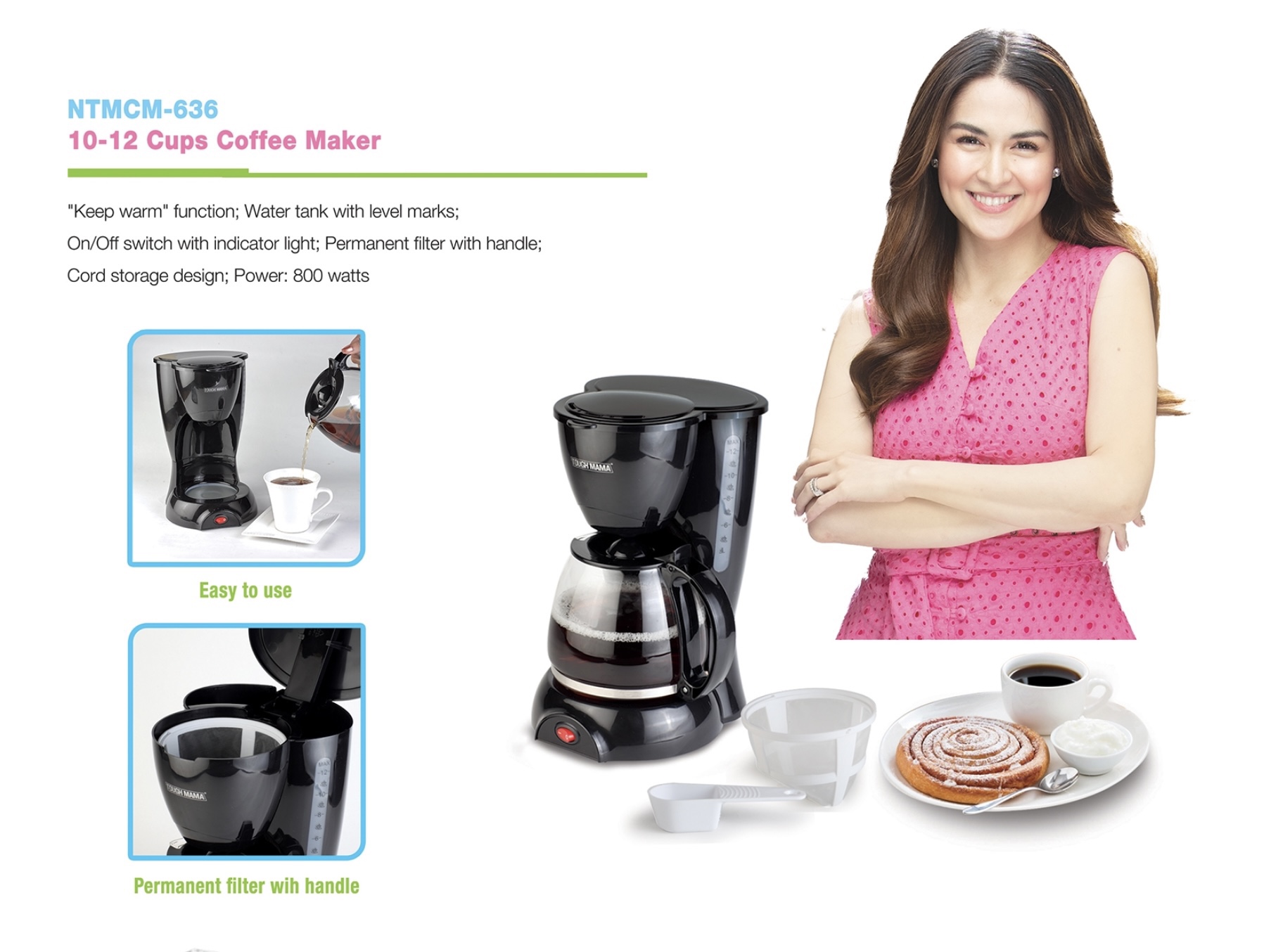 4-6 Cups Coffee Maker - Tough Mama Appliances