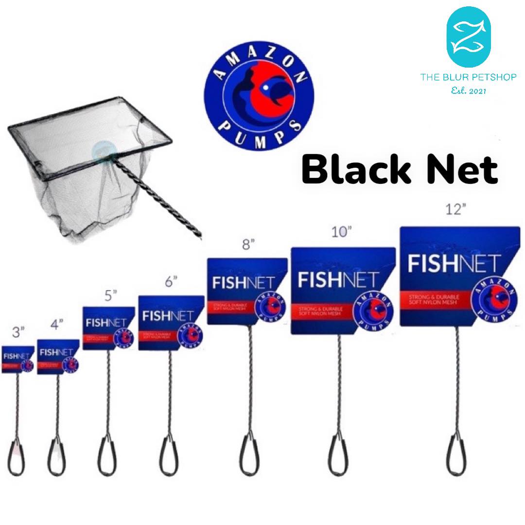 10 inch Amazon Black Fish Net Aquarium Accessories | Shopee Philippines