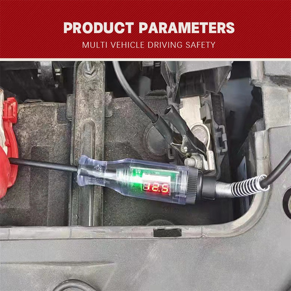 Goupchn P1958 3-48V Automotive Circuit Tester Kit – Digital Display, All-in-One Voltage Tester For Cars & Trucks - View #8