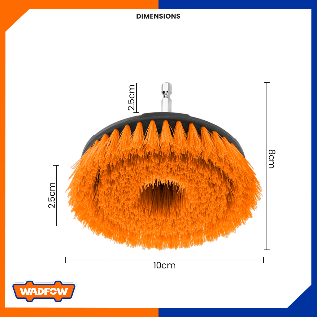 Wadfow Soft Bristle Brush 4 Inch Shopee Philippines