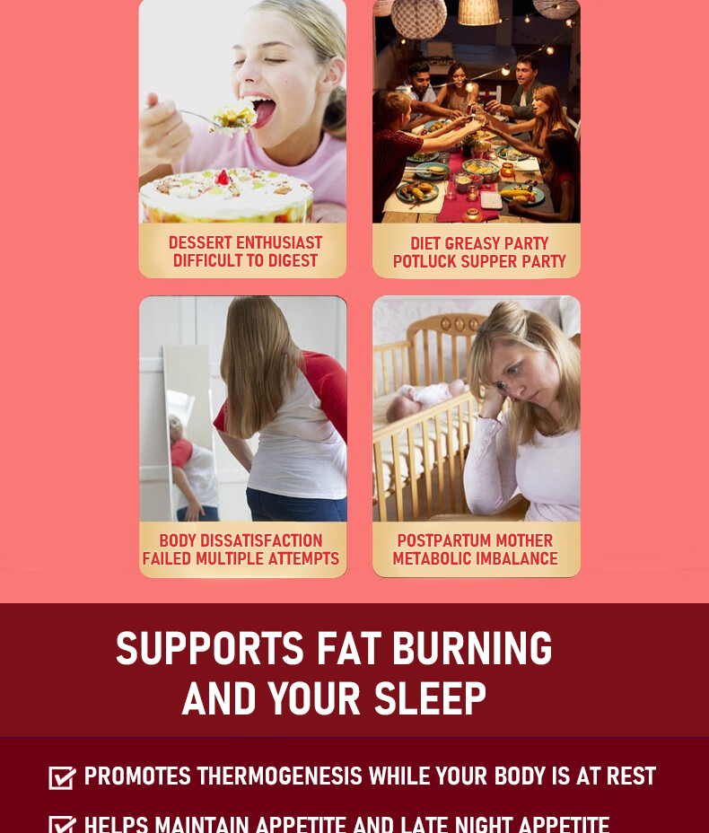 Night time fat burner, Sleep Aid Supplement, & Appetite Suppressant for