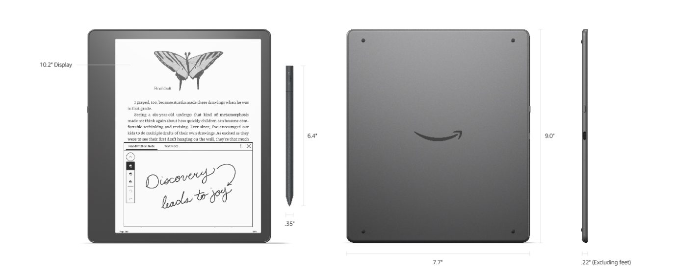 Amazon Kindle Scribe 2022 With Premium Pen Black | Shopee Philippines