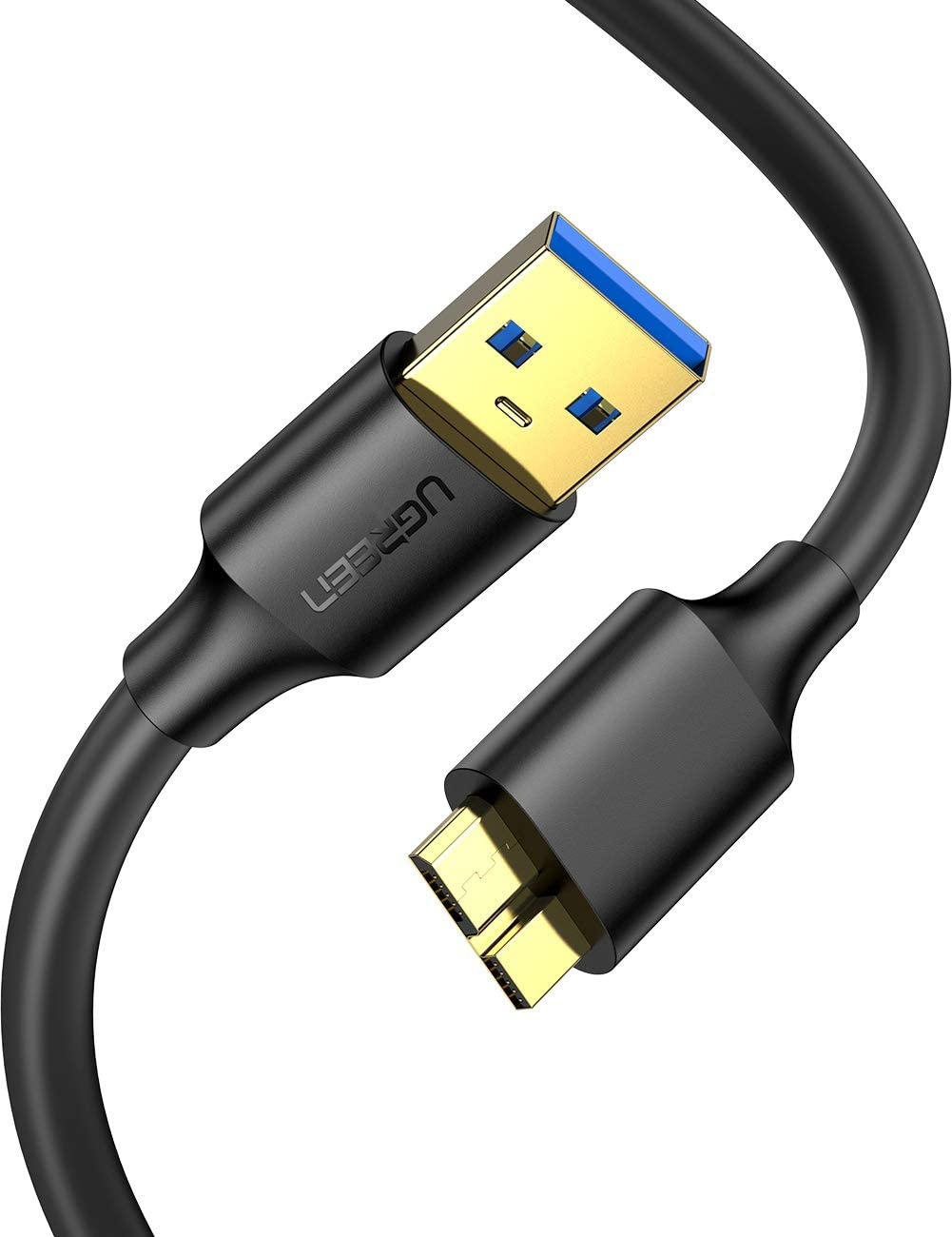 UGREEN USB 3.0 A Male to Micro USB 3.0 Male Cable 5Gbps Data Hard Drive ...