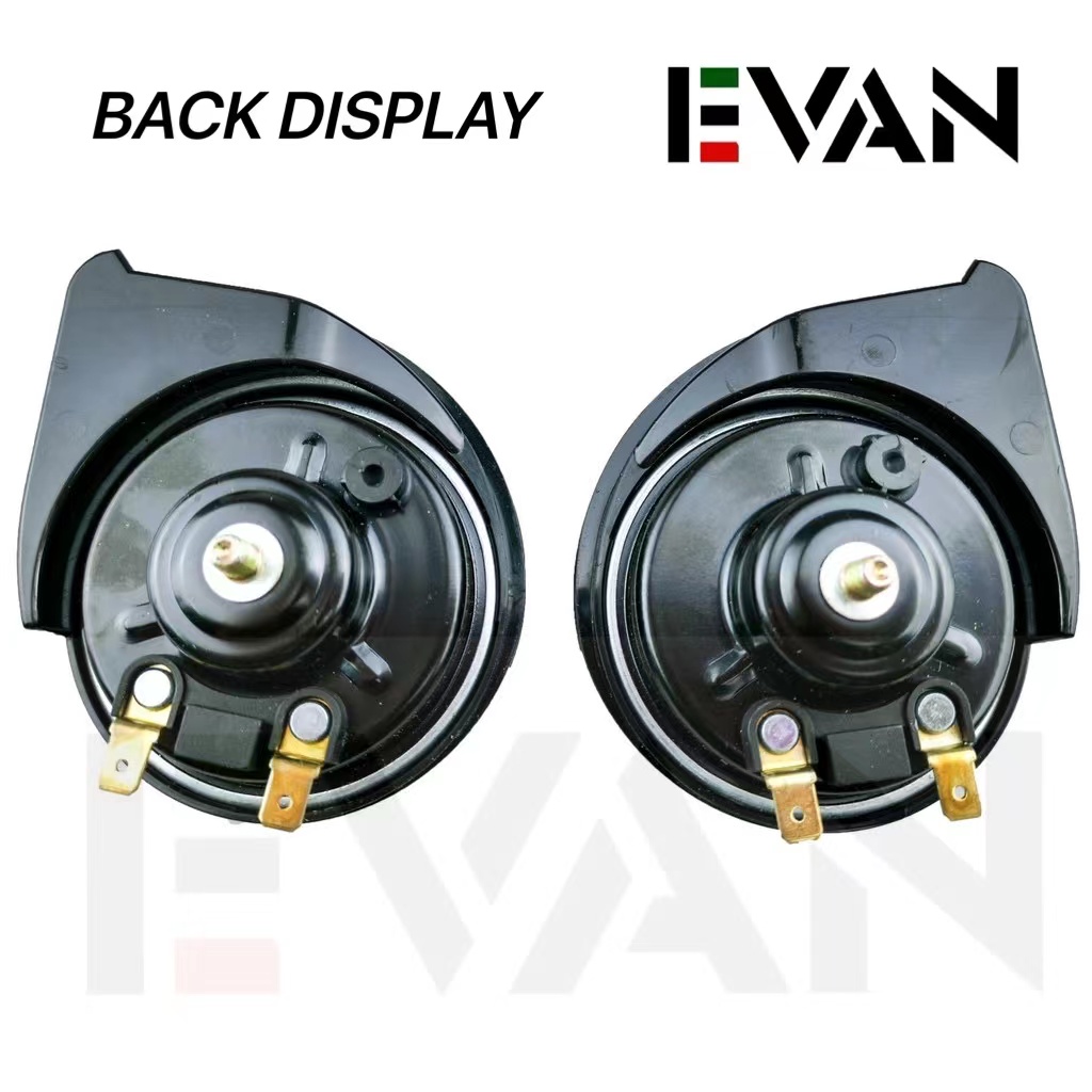 EVAN.SHOP Mechanical Horn 12v(600Hz) High Low Loud Dual Busina For Car ...