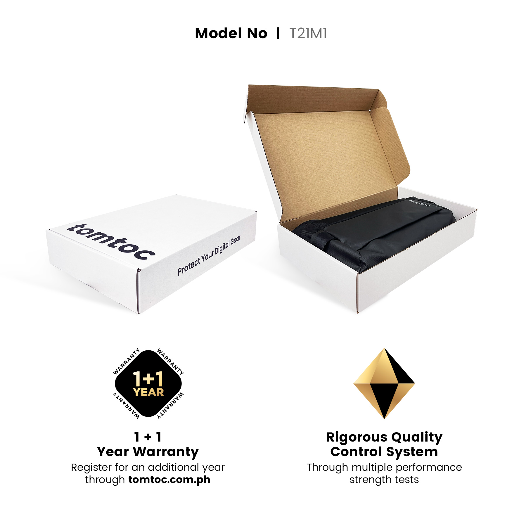 tomtoc 11 Inch Compact Minimalist EDC Sling Bag / Crossbody Bag