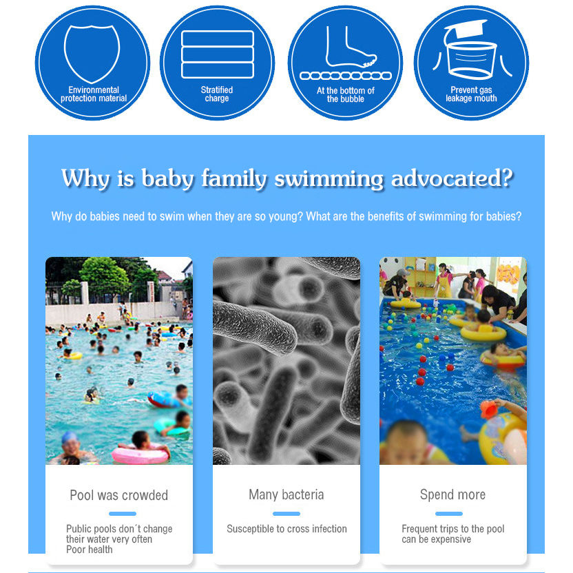 【COD】Inflatable Swimming Pool for Kids, children's baby toy pool, 4 ...