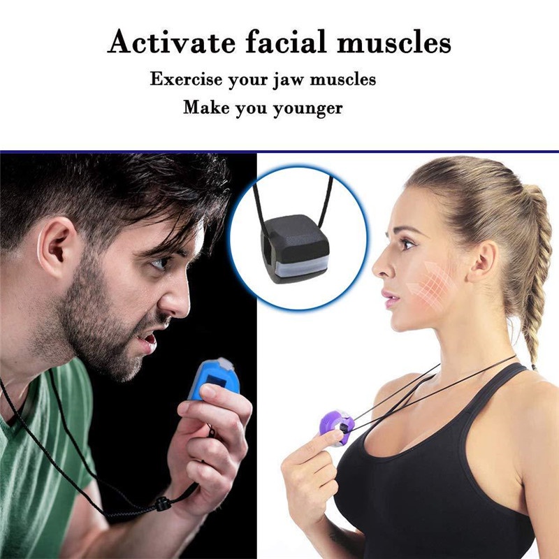 Jaw Trainer Facial Shaping Training Supplies Fitness Ball Neck ...