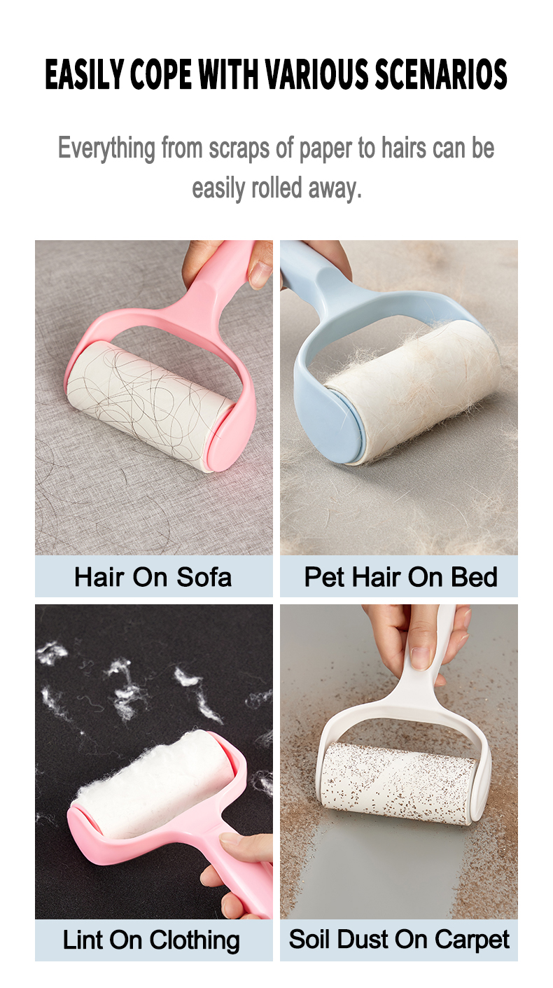 Sticky Lint Remover Pet Fur Cleaner Hair Roller Clothes Cleaning Dust ...