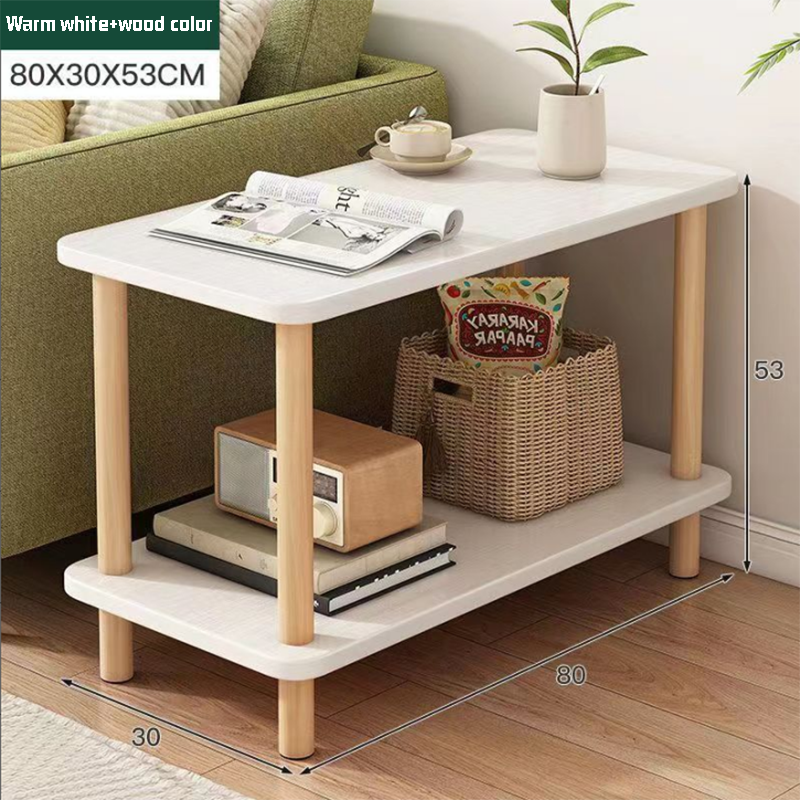Sofa Side Table Modern Minimalist Simple Small Coffee Corner Wood Table ...