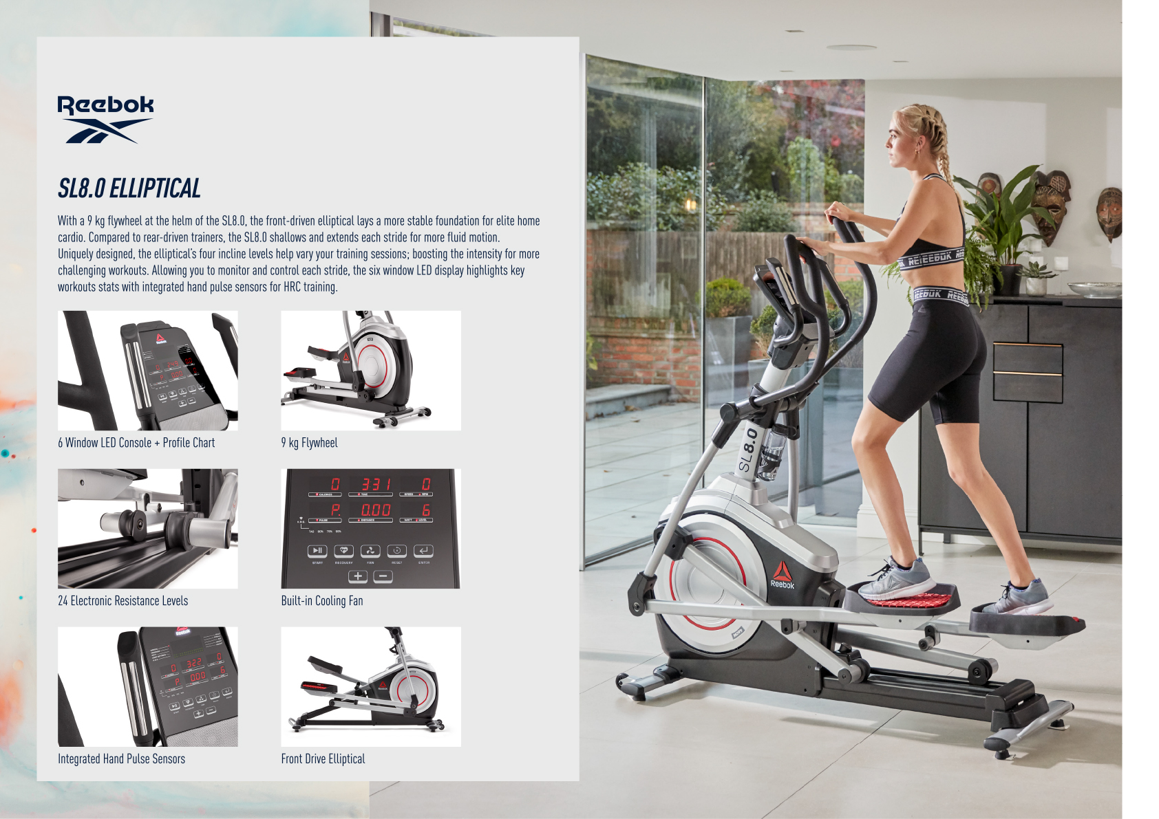 Stride Length Reebok Sl8 Elliptical Reebok Cross Trainer (RVSL