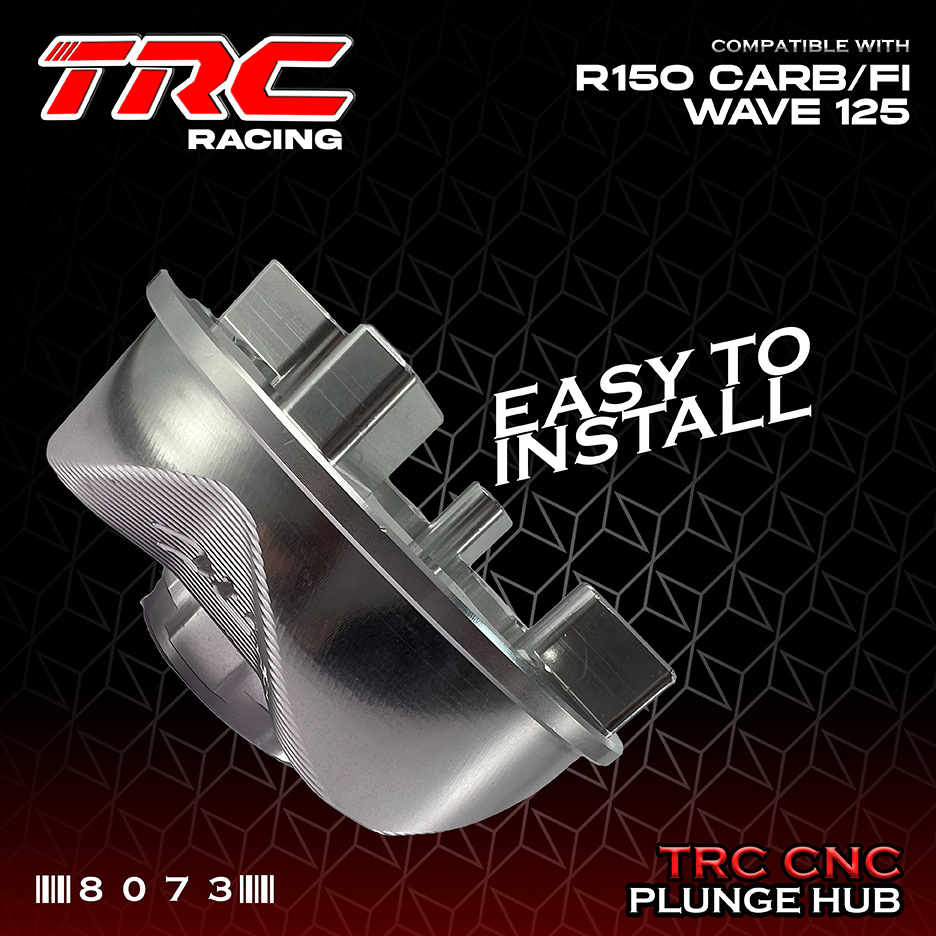 TRC CNC PLUNGE HUB 4 HOLES FOR R150 CARB/FI WAVE 125 8073 | Shopee ...