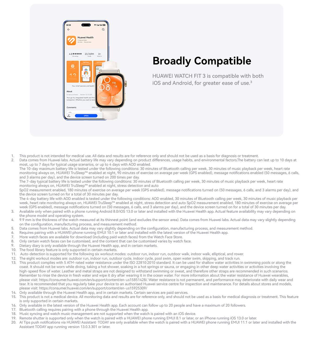 HUAWEI WATCH FIT 3 Smartwatch | Shopee Philippines