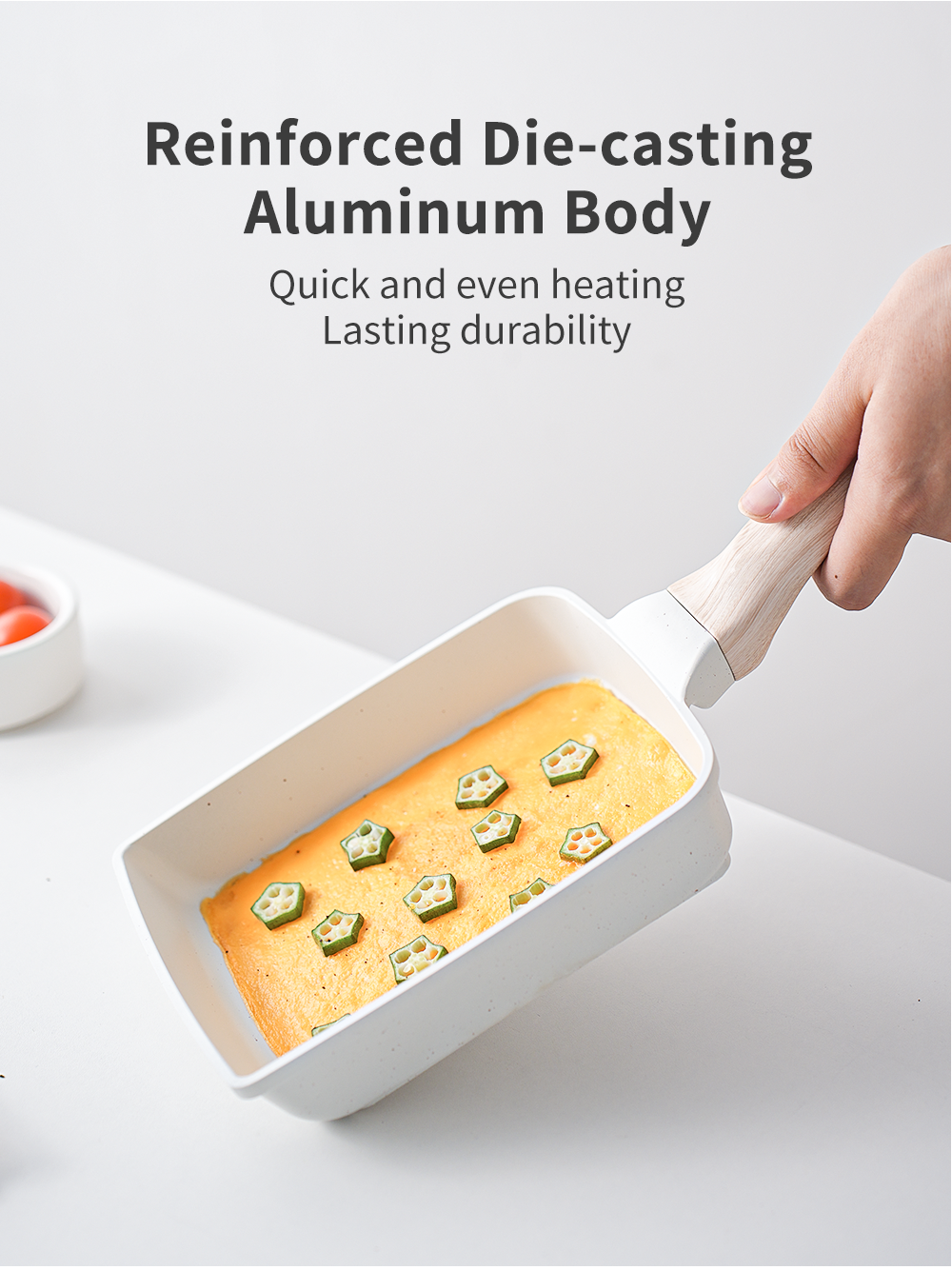 SimplusxINSSA Pan Non-stick Breakfast Pan Die-casting Aluminum Pan PFOA ...