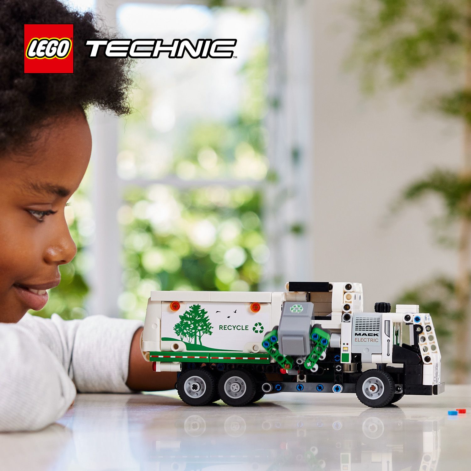 LEGO Technic 42167 Mack LR Electric Garbage Truck Building Set