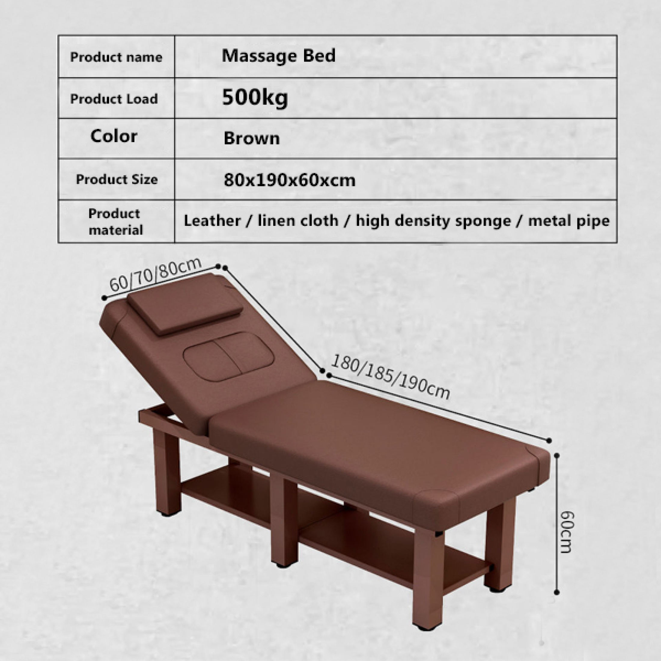 Folding beauty bed massage bed acupuncture bed massage bed spa bed