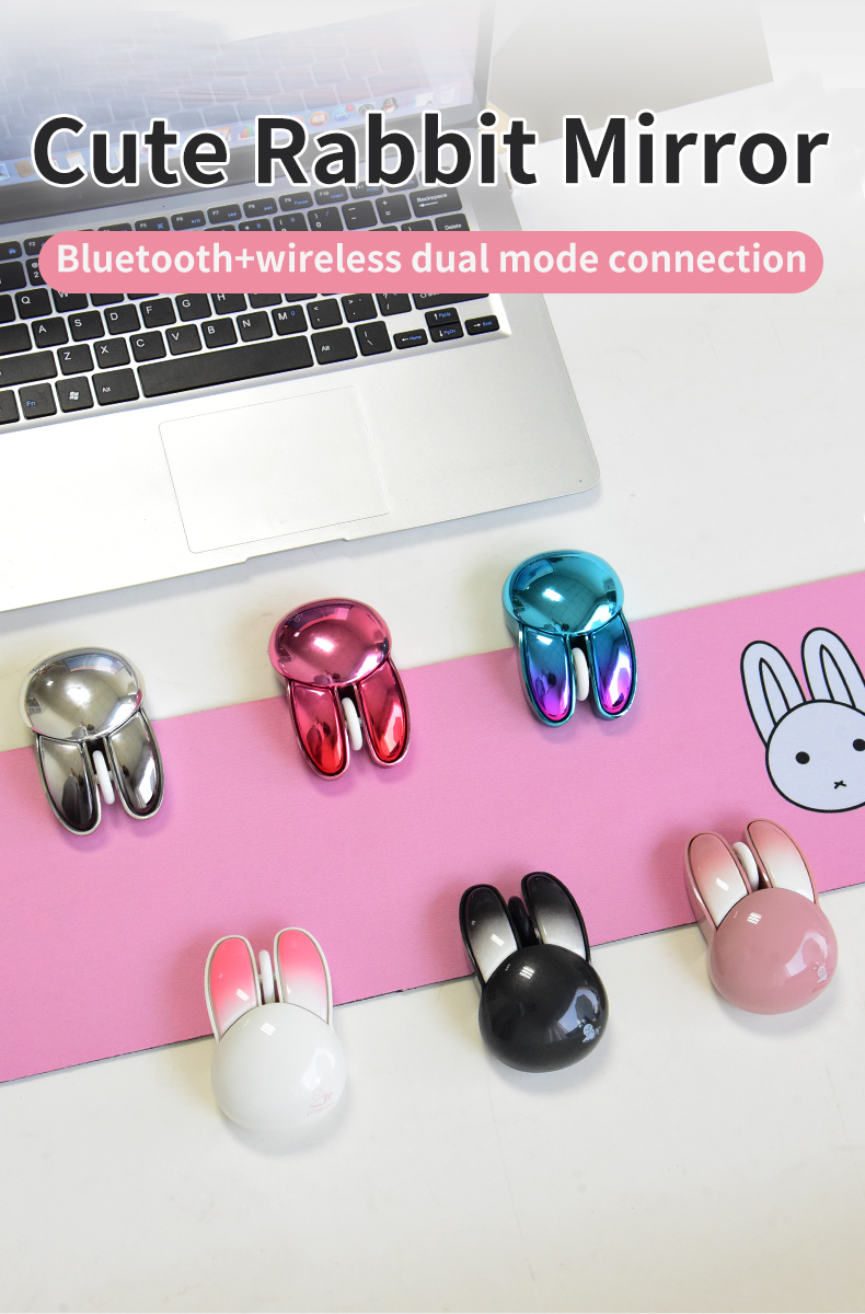 MOFII M6DM Rabbit Design Bluetooth + USB Receiver Dual Mode Wireless ...