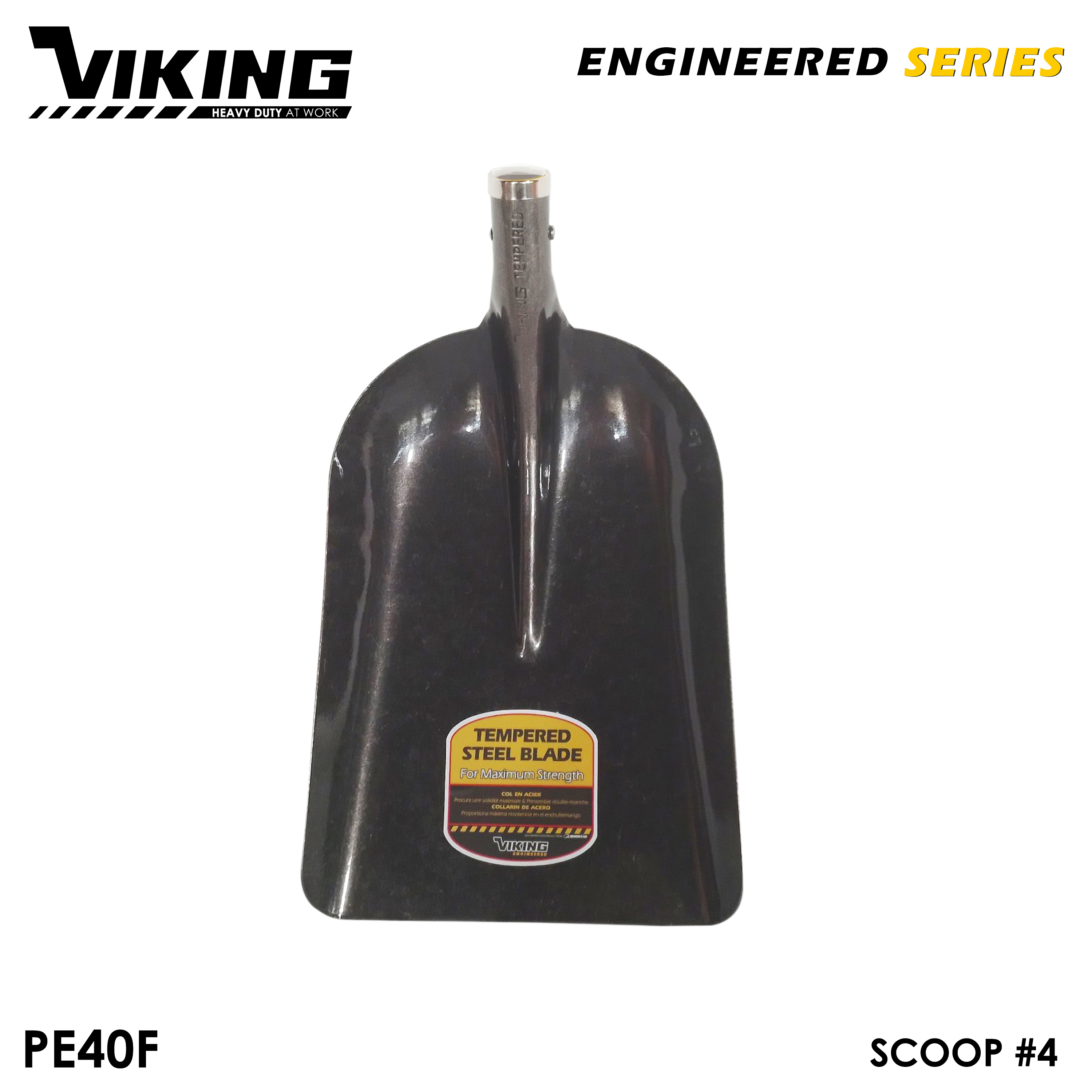 Fiberglass Handle Shovel (Pala) Engineered Series Power D-Grip Heavy ...