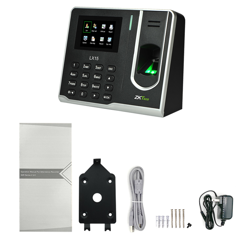 ZKTeco LX15 Absence Machine Fingerprint Attendanc Clock Time Attendance ...
