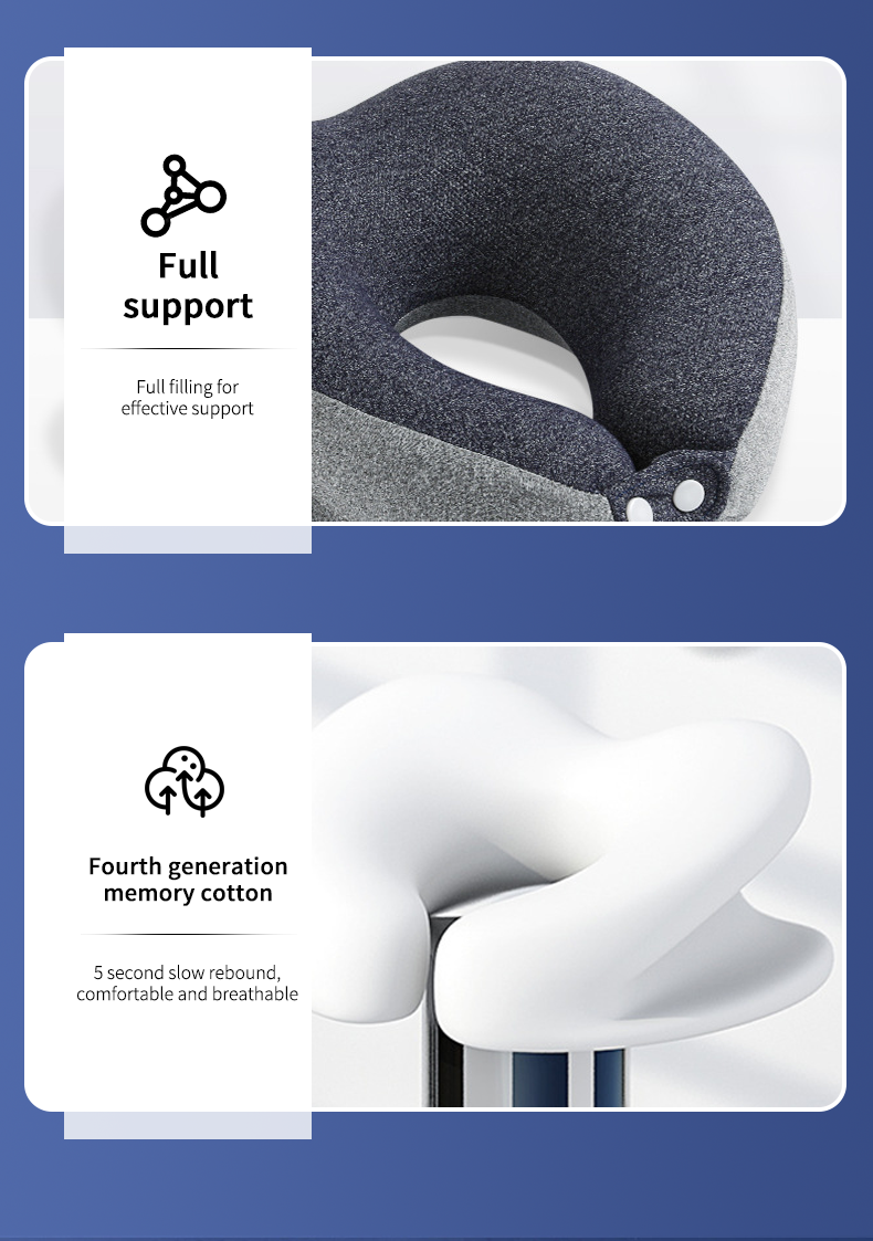 Dofia Memory Foam Neck Nap Pillow | Shopee Philippines